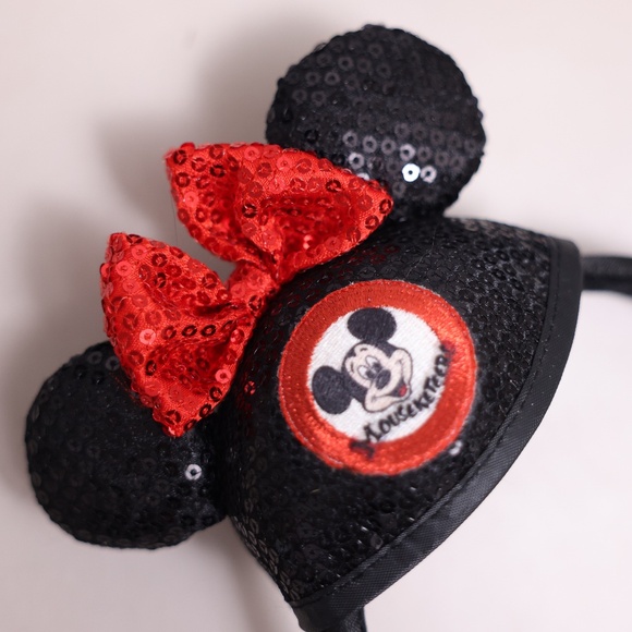 Mouseketeers Mickey Mouse Club Walt Disney World Headband Mickey Ears - Picture 4 of 5